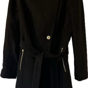 MICHAEL Michael Kors Black Women's Coat- Size Medium
